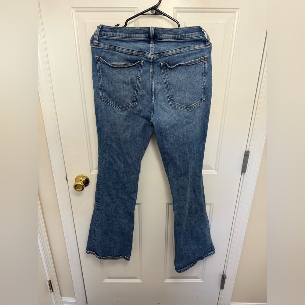 Madewell Skinny Flare High Rise Jeans Size 30 Medium Wash - Picture 6 of 6